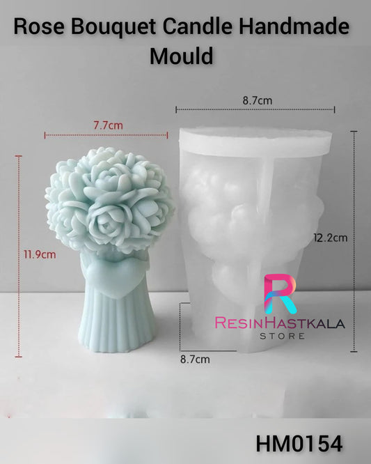 Rose Bouquet Candle Handmade Mould (HM0154)