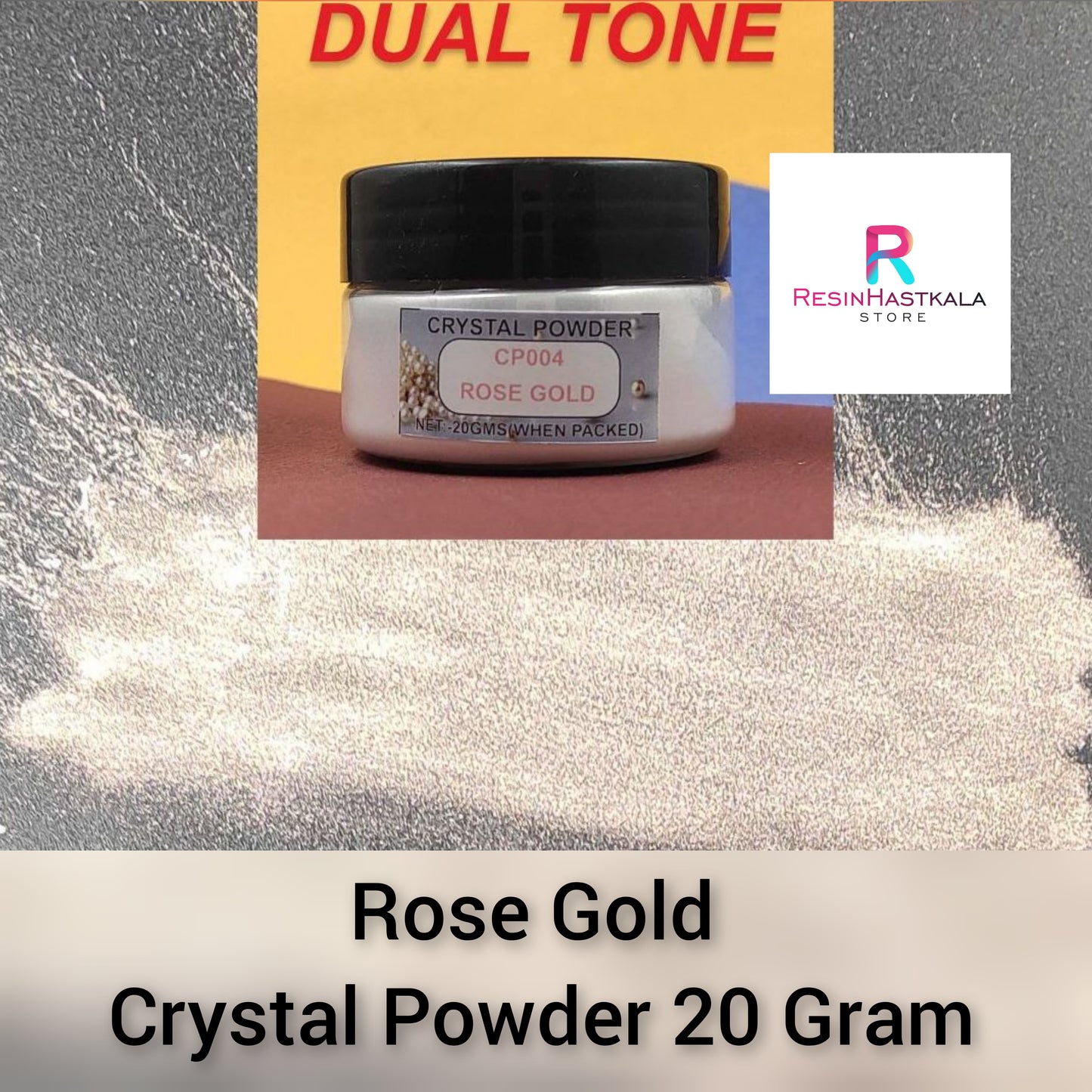 Rose Gold Crystal Powder 20 Gram