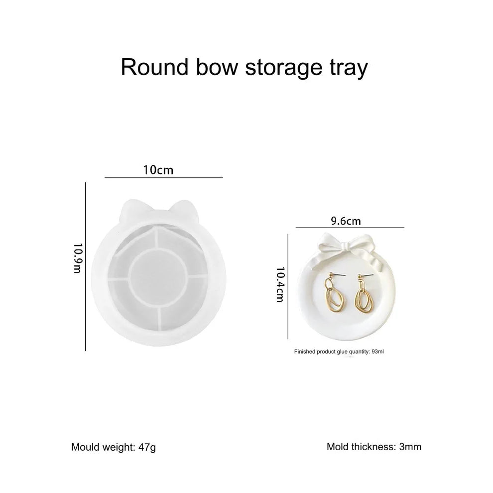 Round Bow Storage Tray Mould