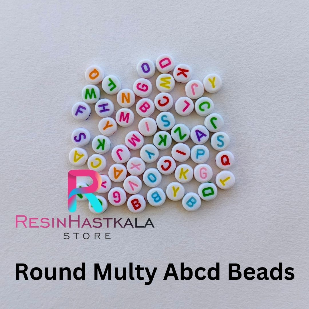 Round Multy Abcd Beads (18-20 Gram) – Resinhastkala Store
