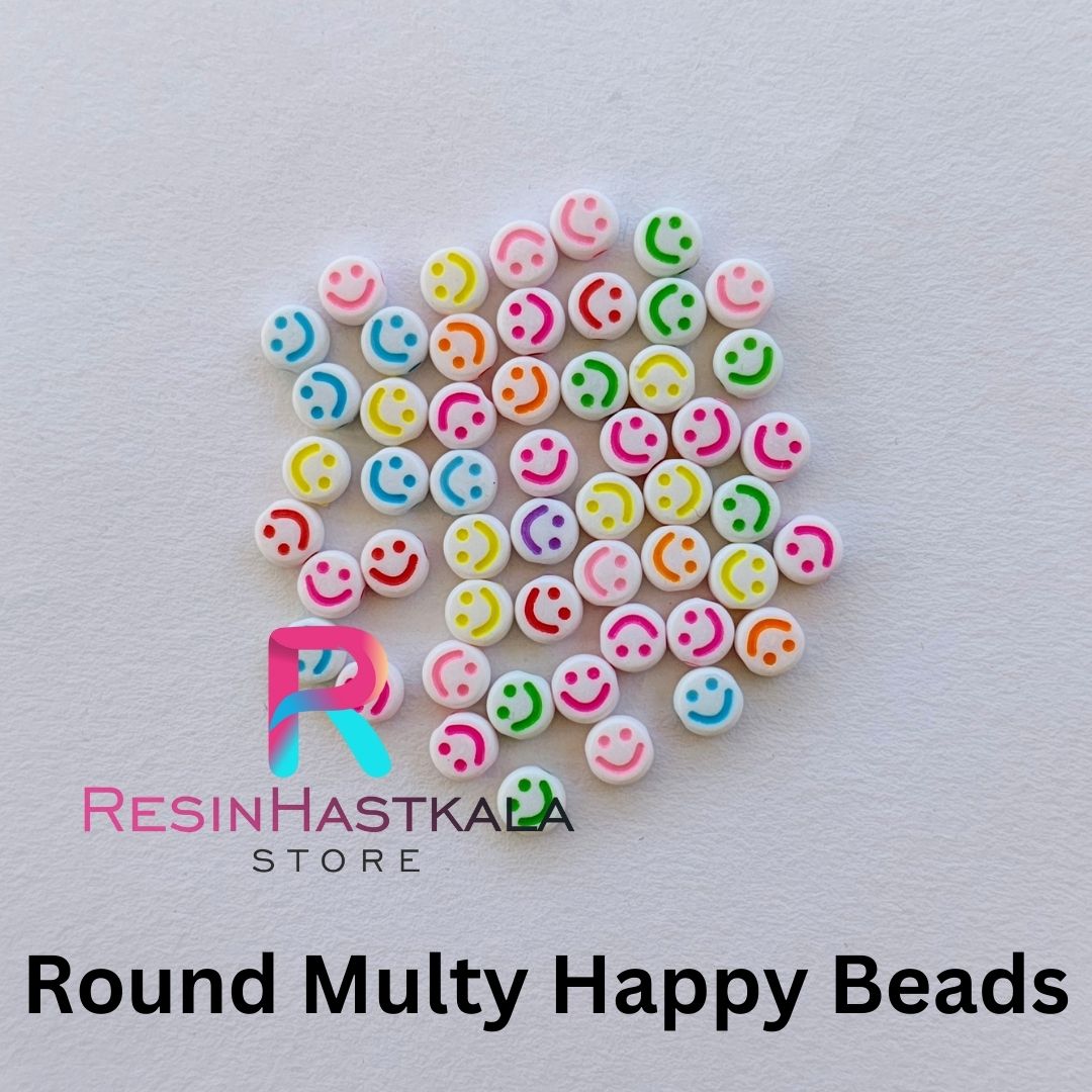 Round Multy Happy Beads (18-20 Gram)