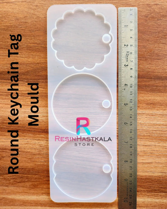 Round Keychain Tag Mould