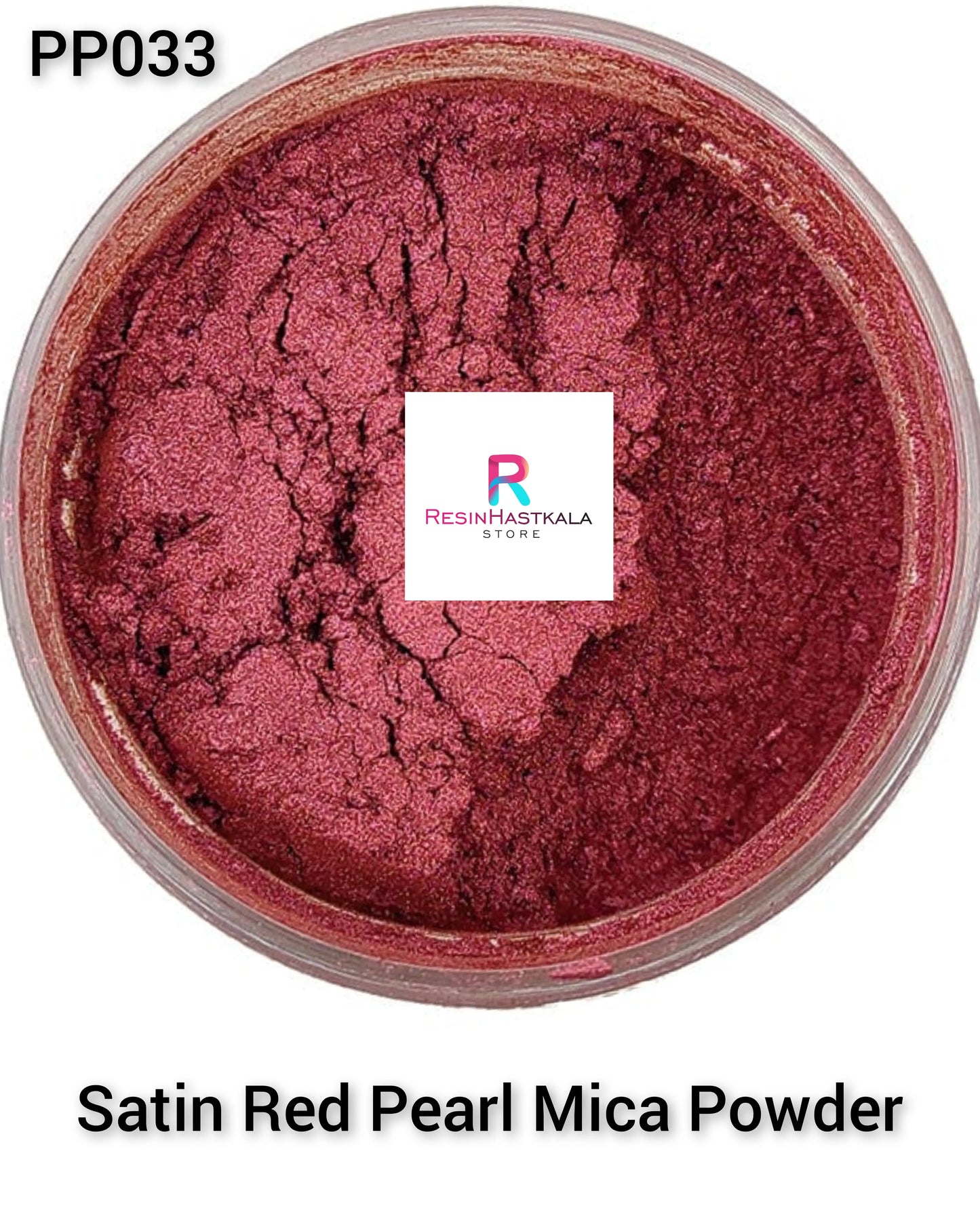 Satin Red Mica Pearl Powder 20 Gram