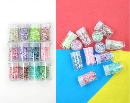Set Of 12 Dream Sugar Glitter Chunks