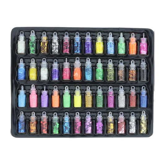 Set Of 48 Glitter Set