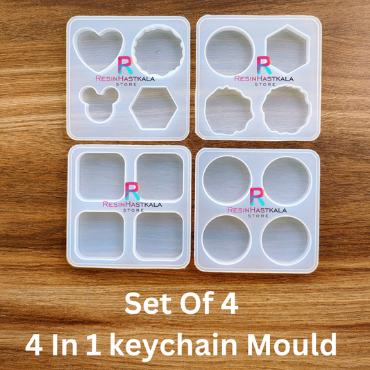 Set Of 4 Keychain Mould