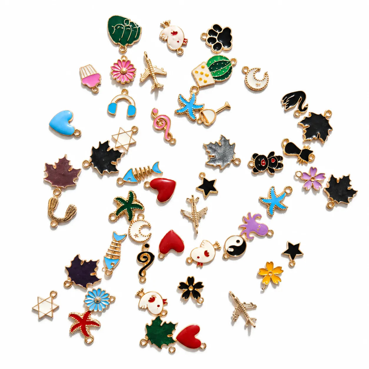 Set Of 50 Pieces Mix Charms B – (Random Designs) (3 Rs Per Piece)