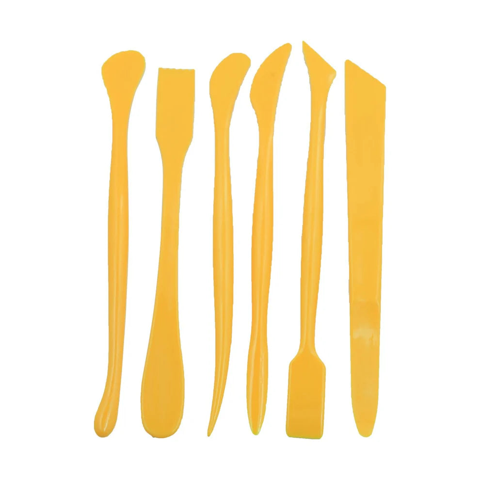 Set Of 6 Clay Sculpting & Modelling Tools Set for Clay & DIY Craft Work