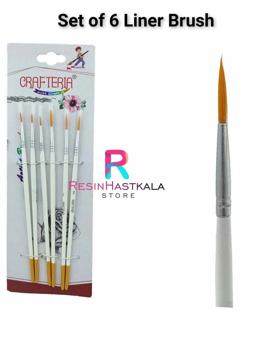 Set Of 6 Liner Brush