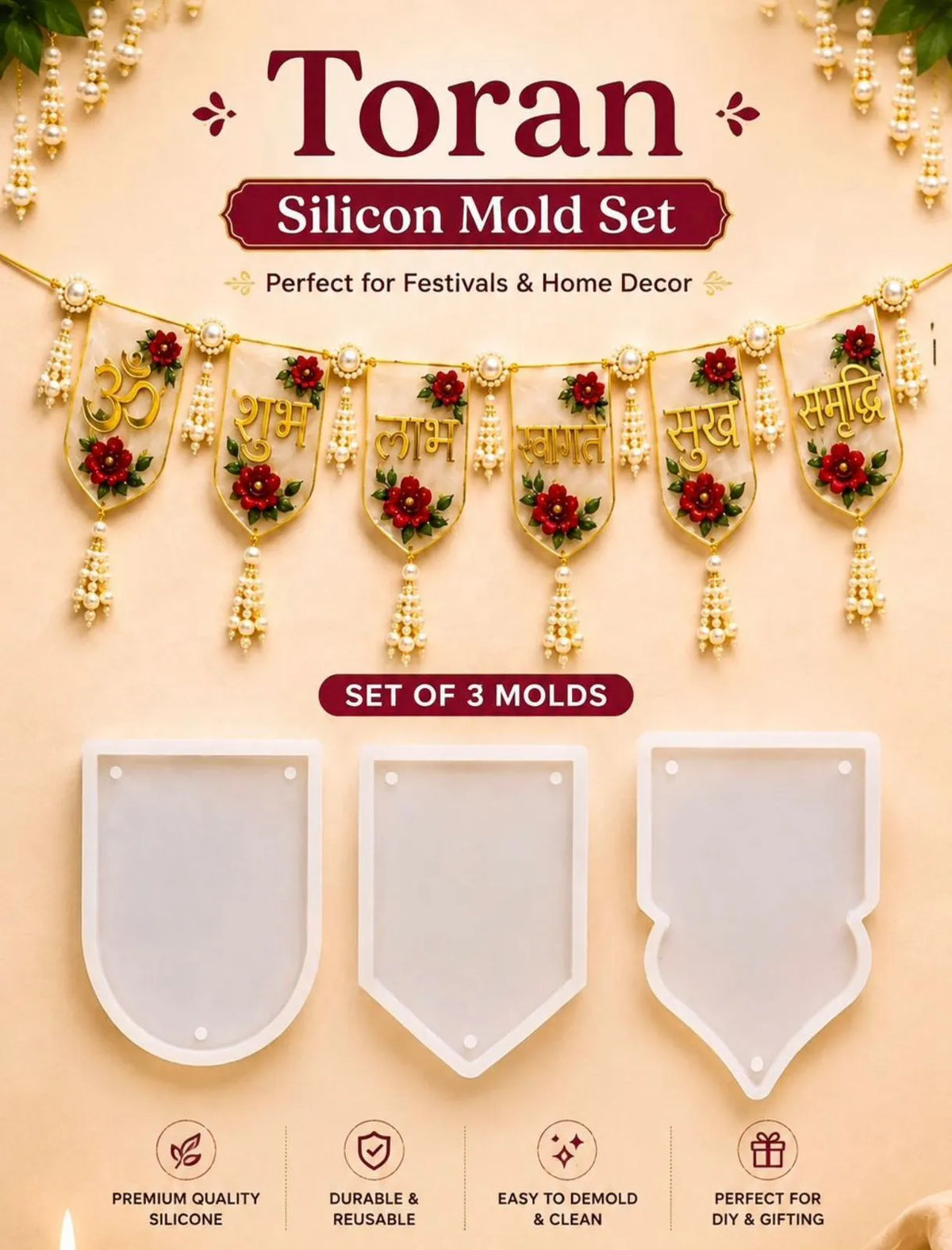 Set of 3 Toran Mould
