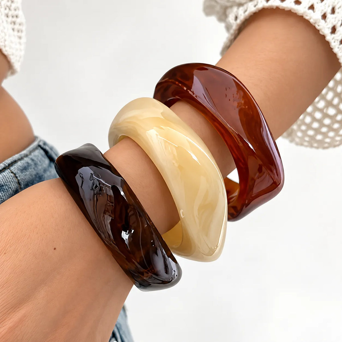 Set of 3 Uneven Design Bangle Mould – Sizes 2.2, 2.4 & 2.6