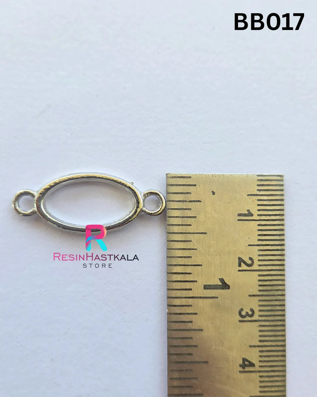 Silver Bracelet / Rakhi Bezel (BB017) – 5 Pieces