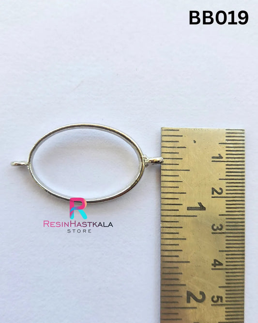 Silver Bracelet / Rakhi Bezel (BB019) – 5 Pieces