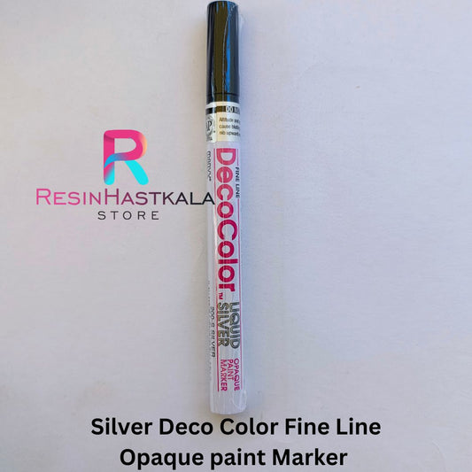 Silver Deco Color Fine Line Opaque paint Marker