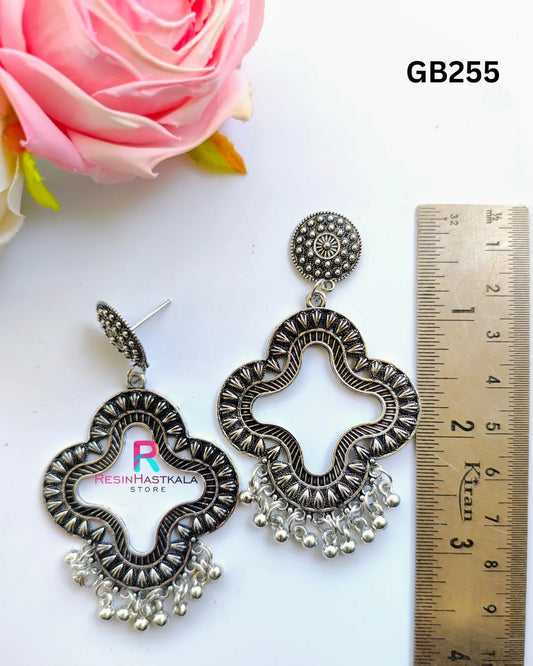 Silver Designer Earring Jumkha (GB255)