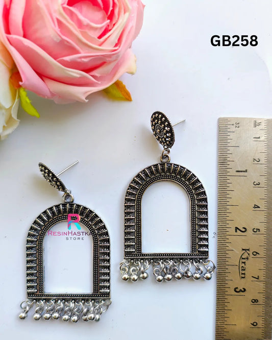 Silver Designer Earring Jumkha (GB258)