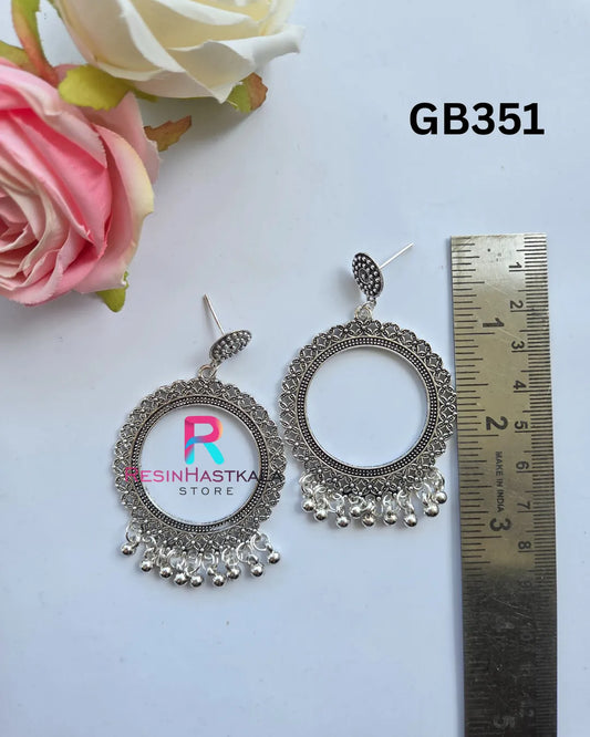 Silver Designer Earring Jumkha (GB351)