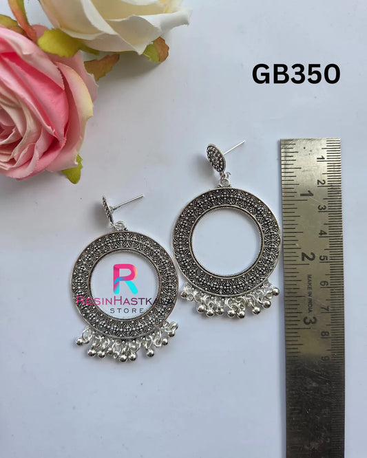 Silver Designer Earring Jumkha (GB350)