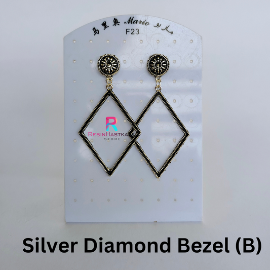 Silver Diamond Bezel (B)