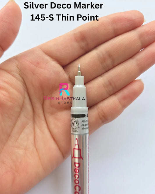 Silver Deco Marker 145-S (Thin Point)