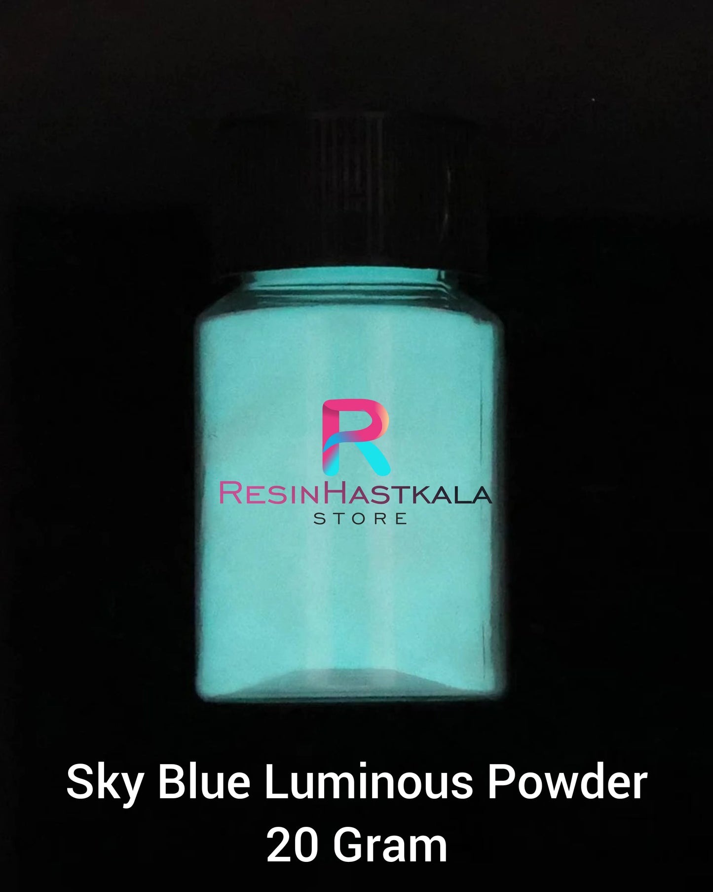 Sky Blue Luminous Powder (20 Gram)