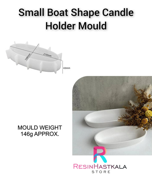 Small Boat Shape Candle Holder Mould