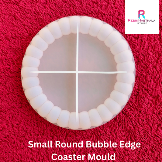 Small Round Bubble Edge Coaster Mould