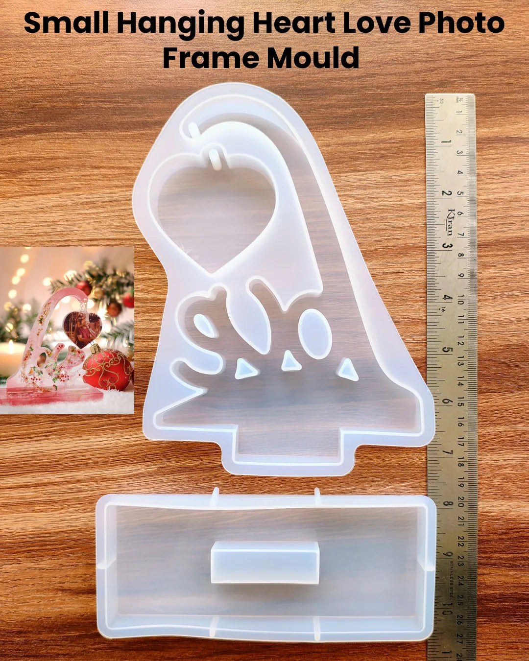 Small Hanging Heart Love Photo Frame Mould