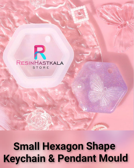 Small Hexagon Keychain & Pendant Mould