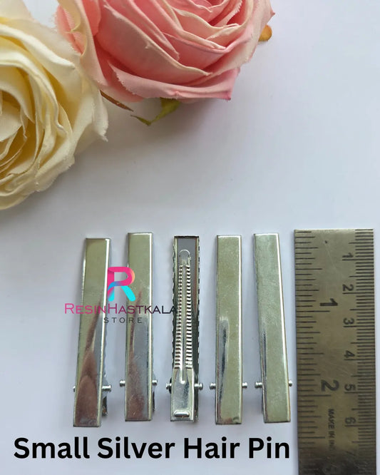 Small Silver Hair Pin (10 Piece)