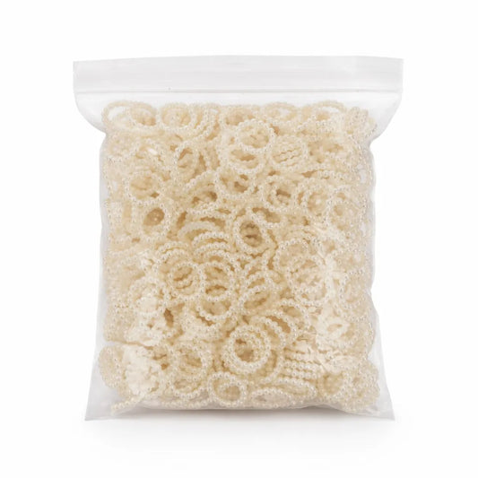 Small White Beads Ring (50 Gram Aprrox)