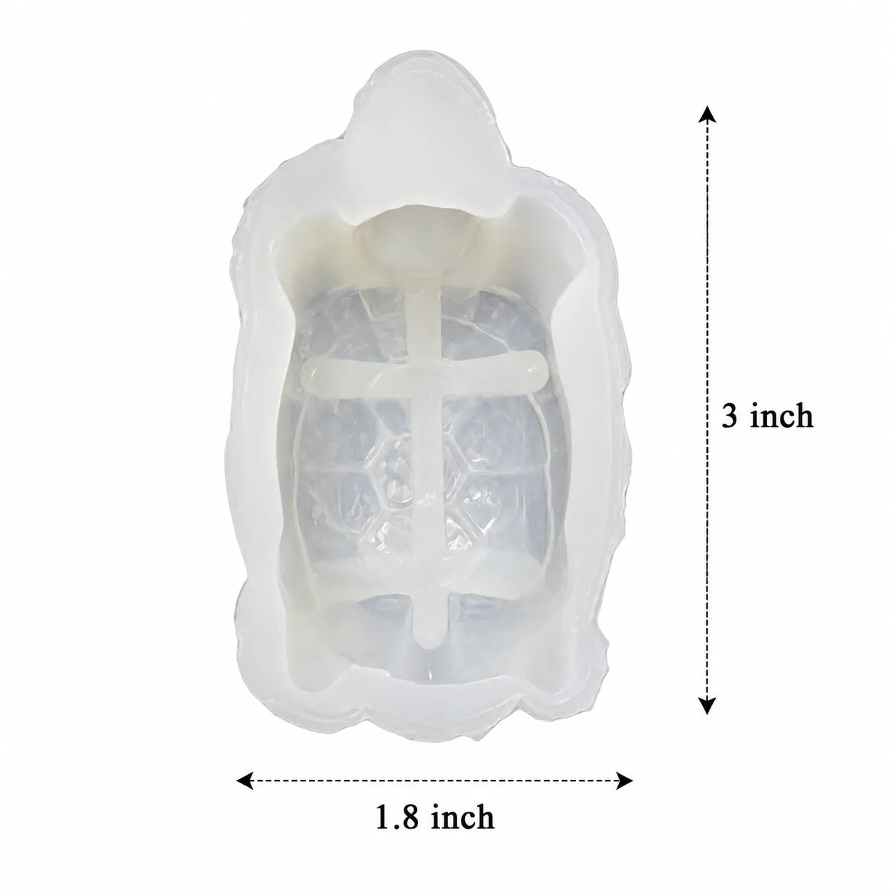 Small Turtle Mould for Resin Art, Concrete Art, Candle Making, Vastu & Home Décor