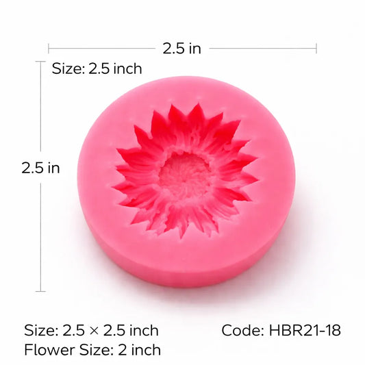 Sunflower Handmade Pink Mould - HBR21-18