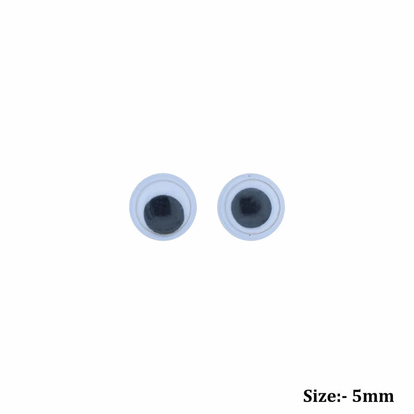 Googly Moving Eyes for Pipe Cleaner Teddy, Dog & Animal Craft