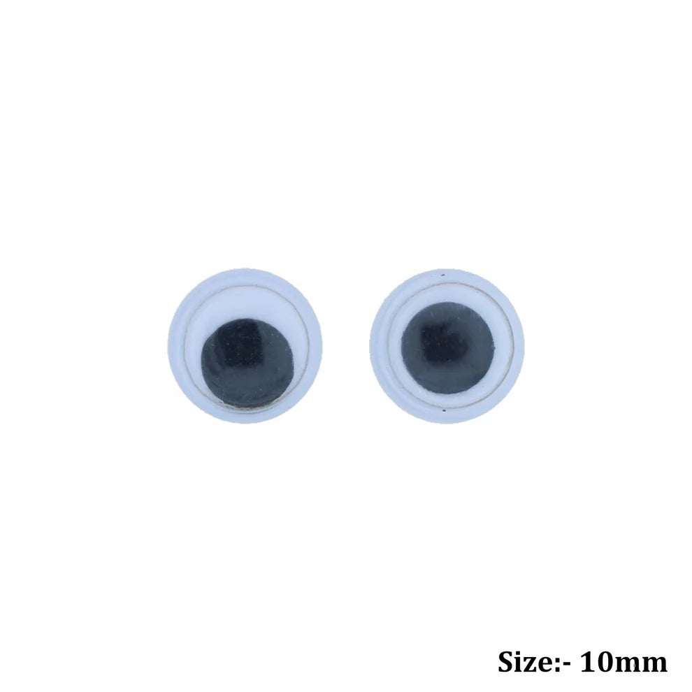 Googly Moving Eyes for Pipe Cleaner Teddy, Dog & Animal Craft
