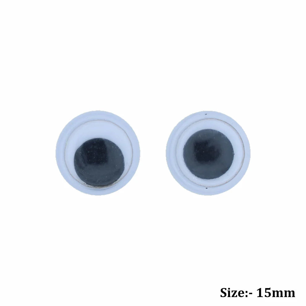 Googly Moving Eyes for Pipe Cleaner Teddy, Dog & Animal Craft