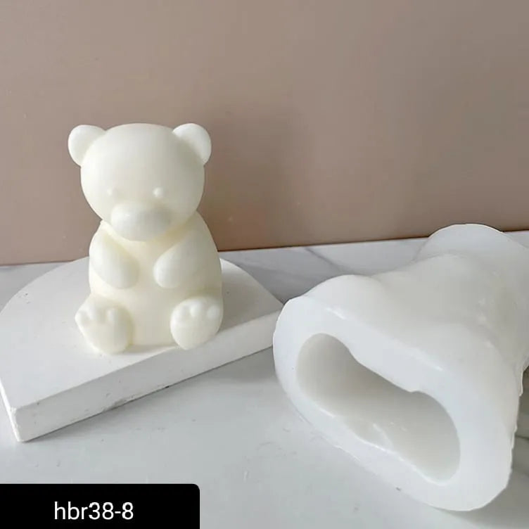Teddy Bear Shape Candle Mould – HBR38-8
