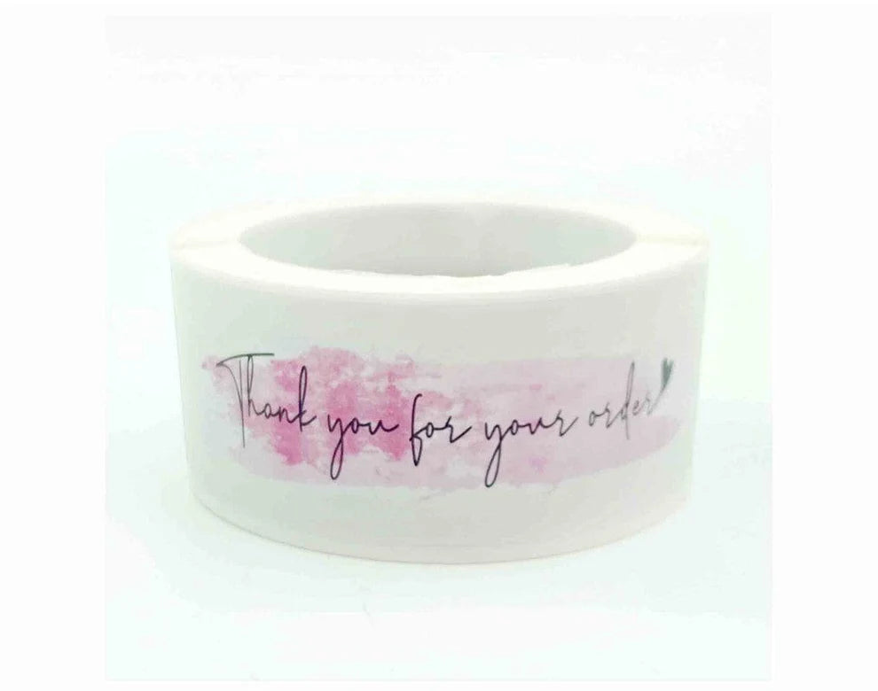 Thank You Sticker Tape J - 250 Stickers