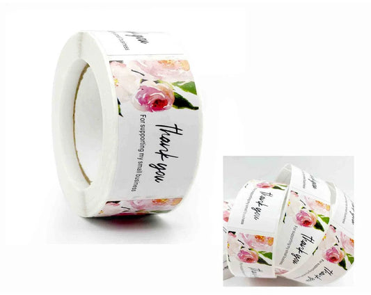 Thank You Sticker Tape K - 250 Stickers