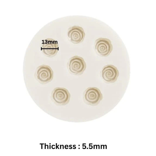 Tiny Rose Shape Candle Mould (IHM014)