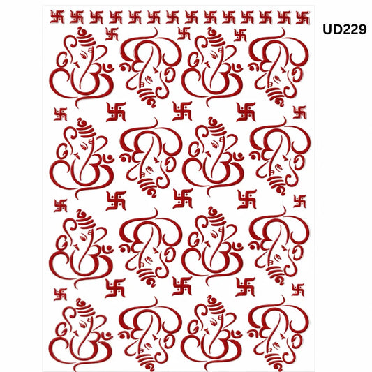 UV DTF Sticker – A6 Size God Design (UD229)