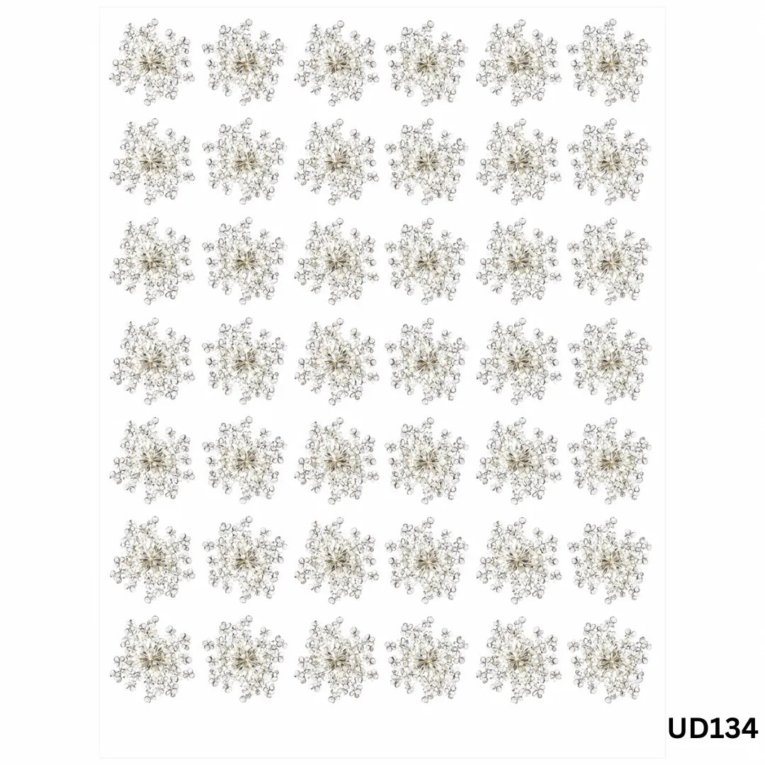 UV DTF Sticker – A6 Size (Flower Design) (UD134)