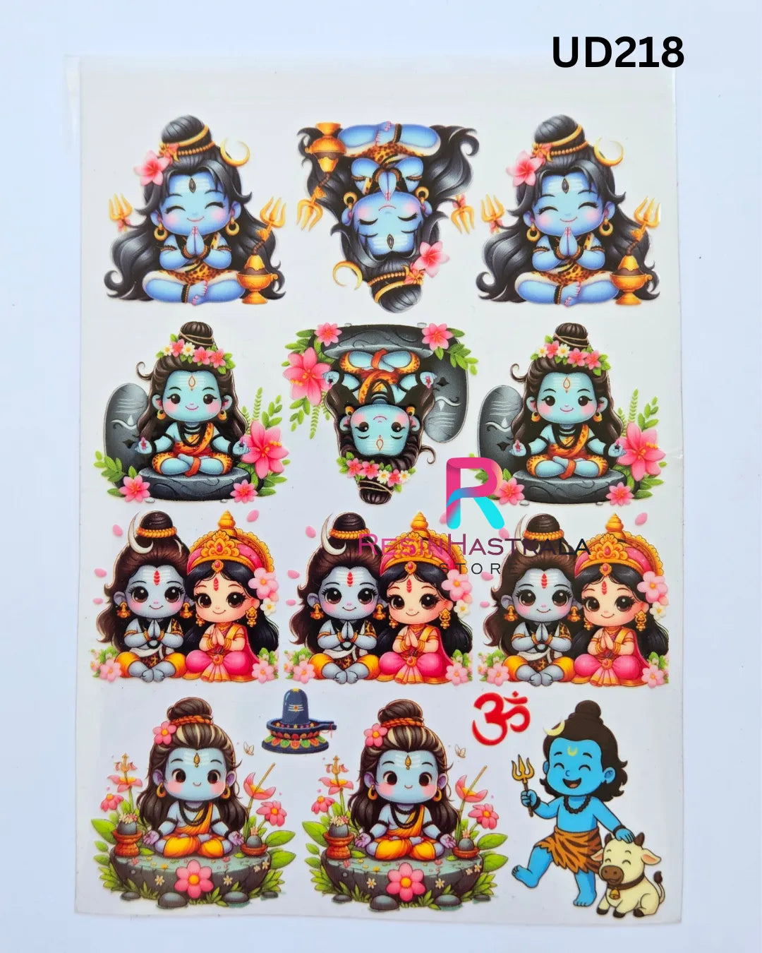 UV DTF Sticker – A6 Size (God Design) (UD218)