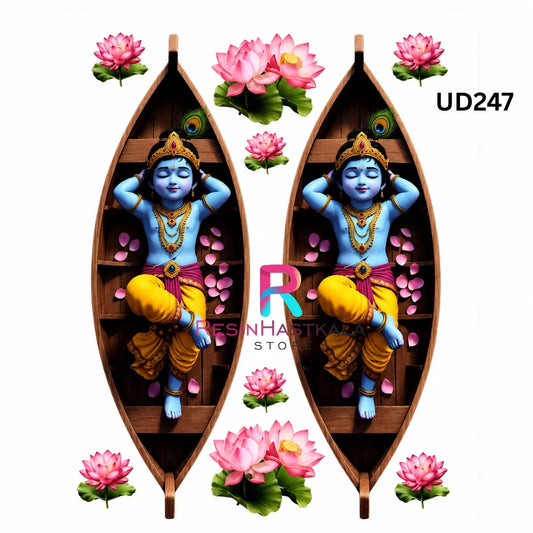 UV DTF Sticker – A6 Size (Krishnaji Design) (UD247)
