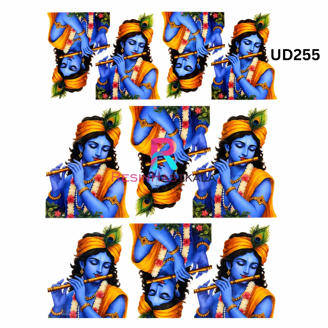 UV DTF Sticker – A6 Size (Krishnaji Design) (UD255)