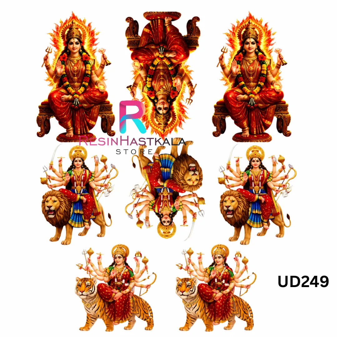 UV DTF Sticker – A6 Size (Mataji Design) (UD249)