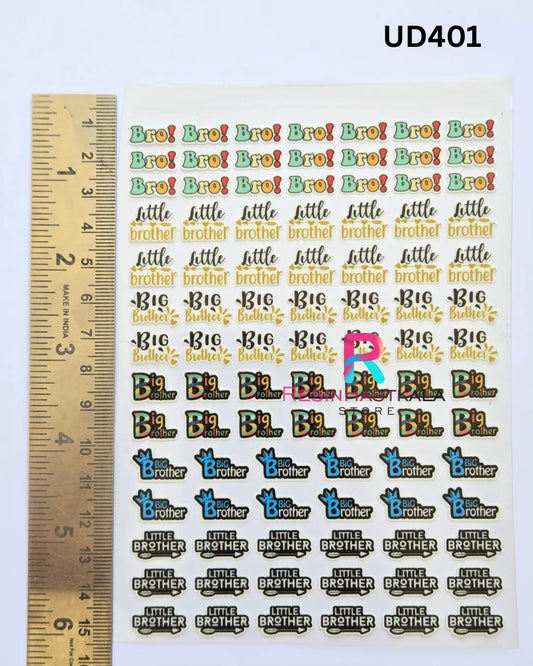 UV DTF Sticker – A6 Size (Rakhi & Bracelet) (UD401)