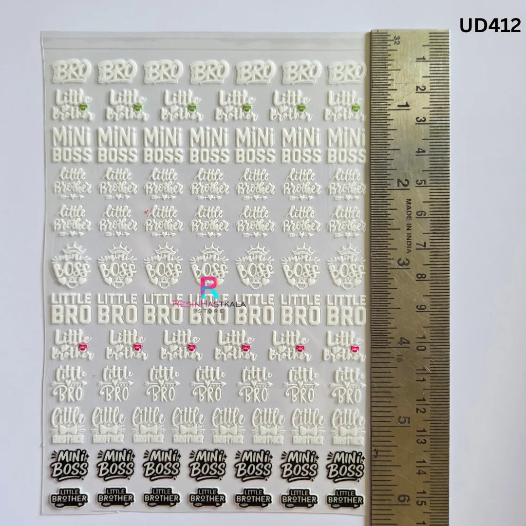 UV DTF Sticker – A6 Size (Rakhi & Bracelet) (UD412)