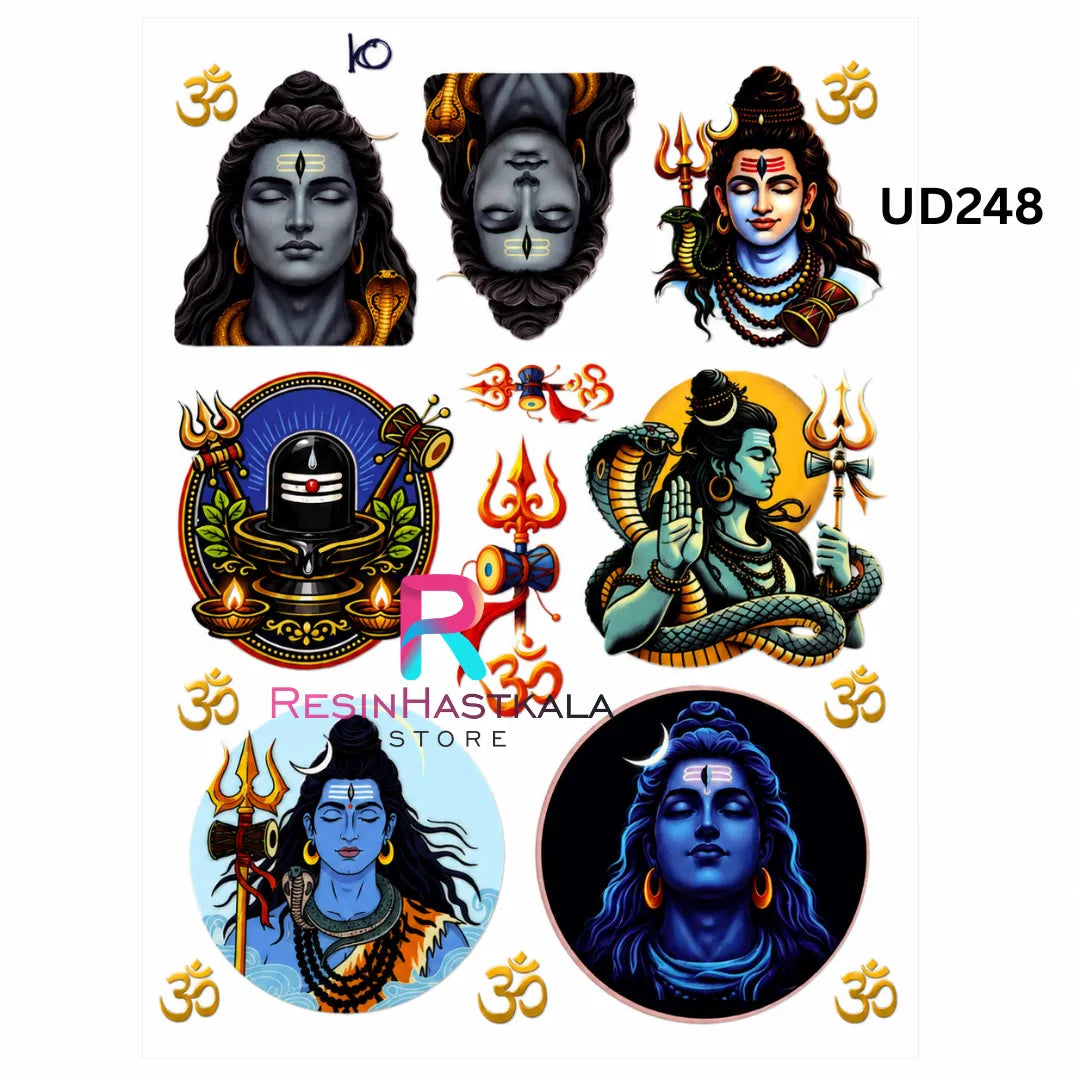UV DTF Sticker – A6 Size (Shivji Design) (UD248)