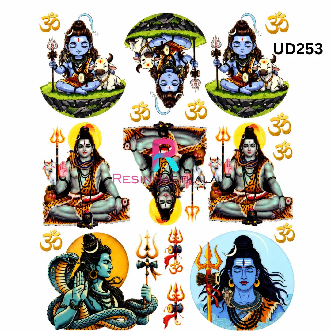 UV DTF Sticker – A6 Size (Shivji Design) (UD253)